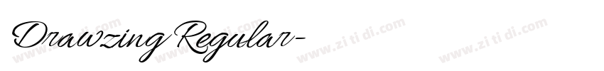 Drawzing Regular字体转换 Drawzing Regular字体转换